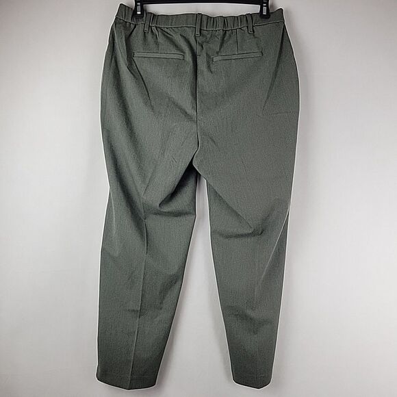 J Jill Pants Essential Stretch Twill Pants Size 16 Moss Stone Heather Office - Picture 6 of 9